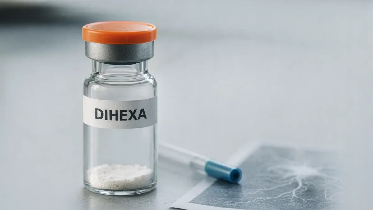 Dihexa editorial research scene