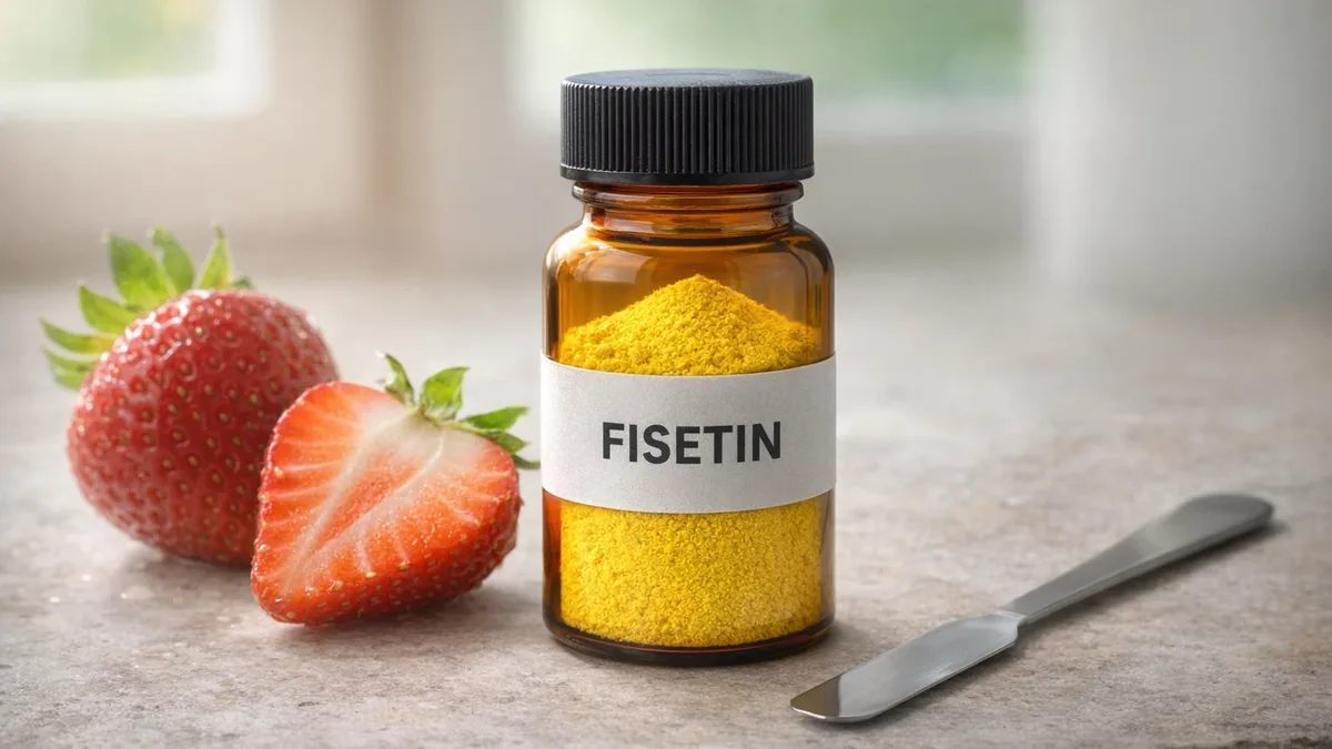 Fisetin editorial research scene