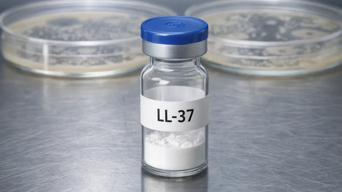LL-37 editorial research scene