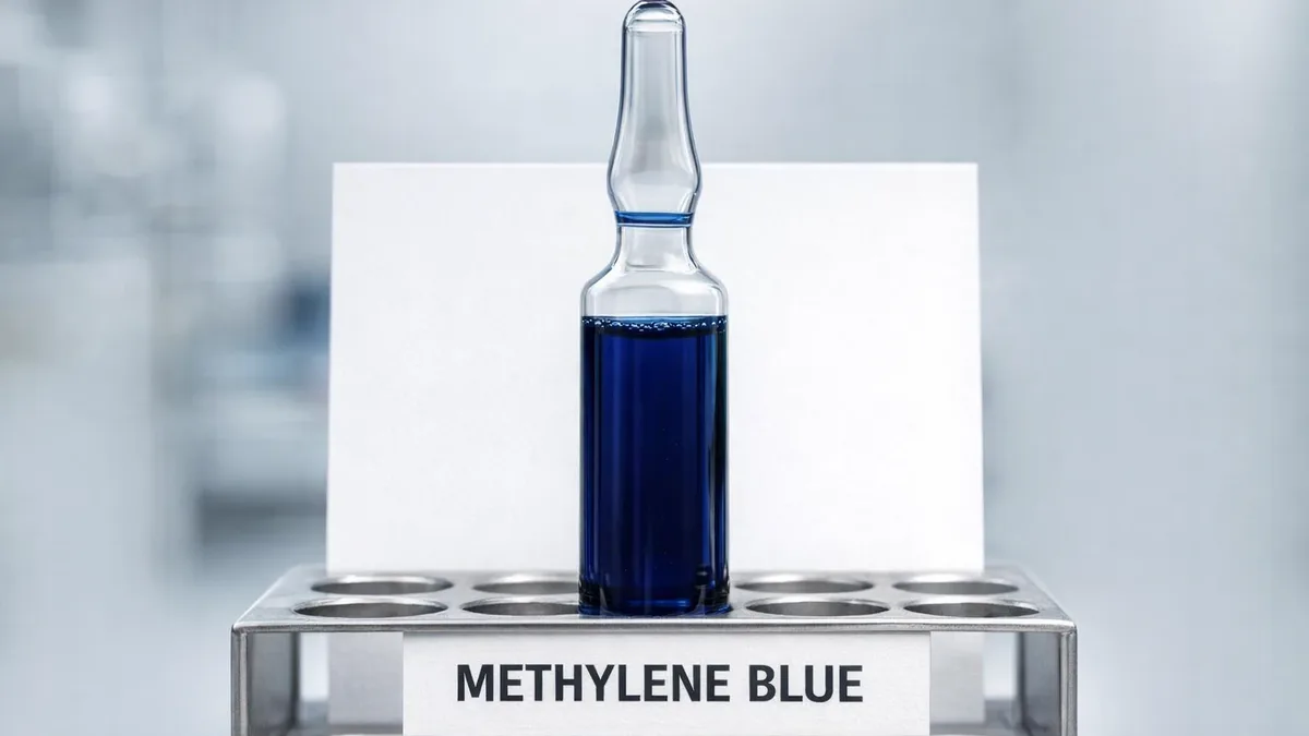 Methylene Blue editorial research scene